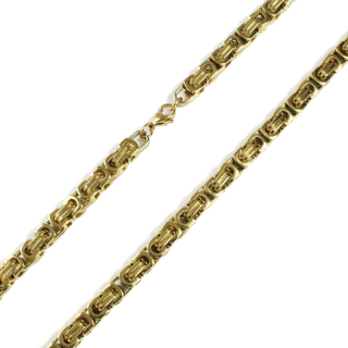 Pánský řetízek 0,5x55cm z chirurgické oceli gold S1056110