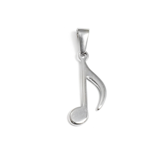 Přívěsek nota 2,4 cm z chirurgické oceli S10988015
