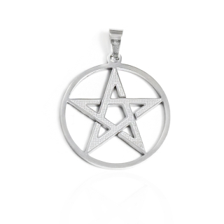 Přívěsek pentagram 2,6 cm z chirurgické oceli S10999040
