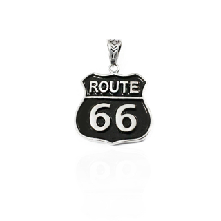 Přívěsek Route 66 3,8 cm z chirurgické oceli S11009080