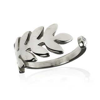 Dámský prsten silver z chirurgické oceli S282080