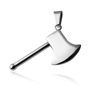 Přívěsek sekera 4,1 cm z chirurgické oceli S322070