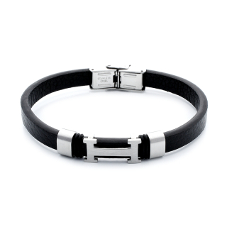 Pánský kožený náramek Herm S464180