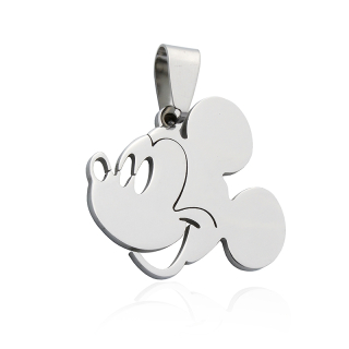 Přívěsek Mickey Mouse 2,3 cm z chirurgické oceli S485030