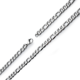 Stříbrný populární řetěz Figaro 0,75 cm z chirurgické oceli S612080