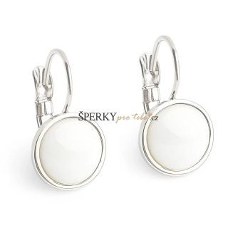 Náušnice keramické kruhy 1,4 cm BLACK&WHITE S700120